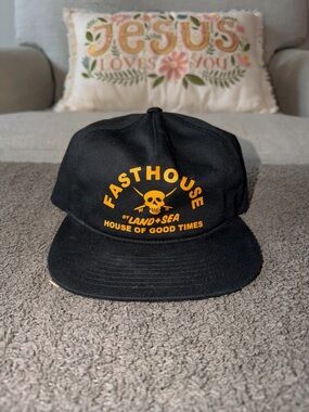 Fasthouse “House of Good Times” Snapback Black Hat